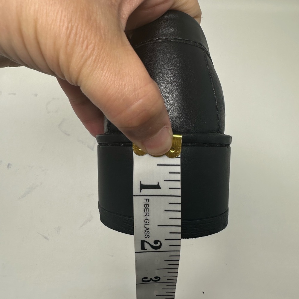 New Born - Carrera Leather Lug Sole Platform Penny Loafers size 9.5M - Picture 13 of 15